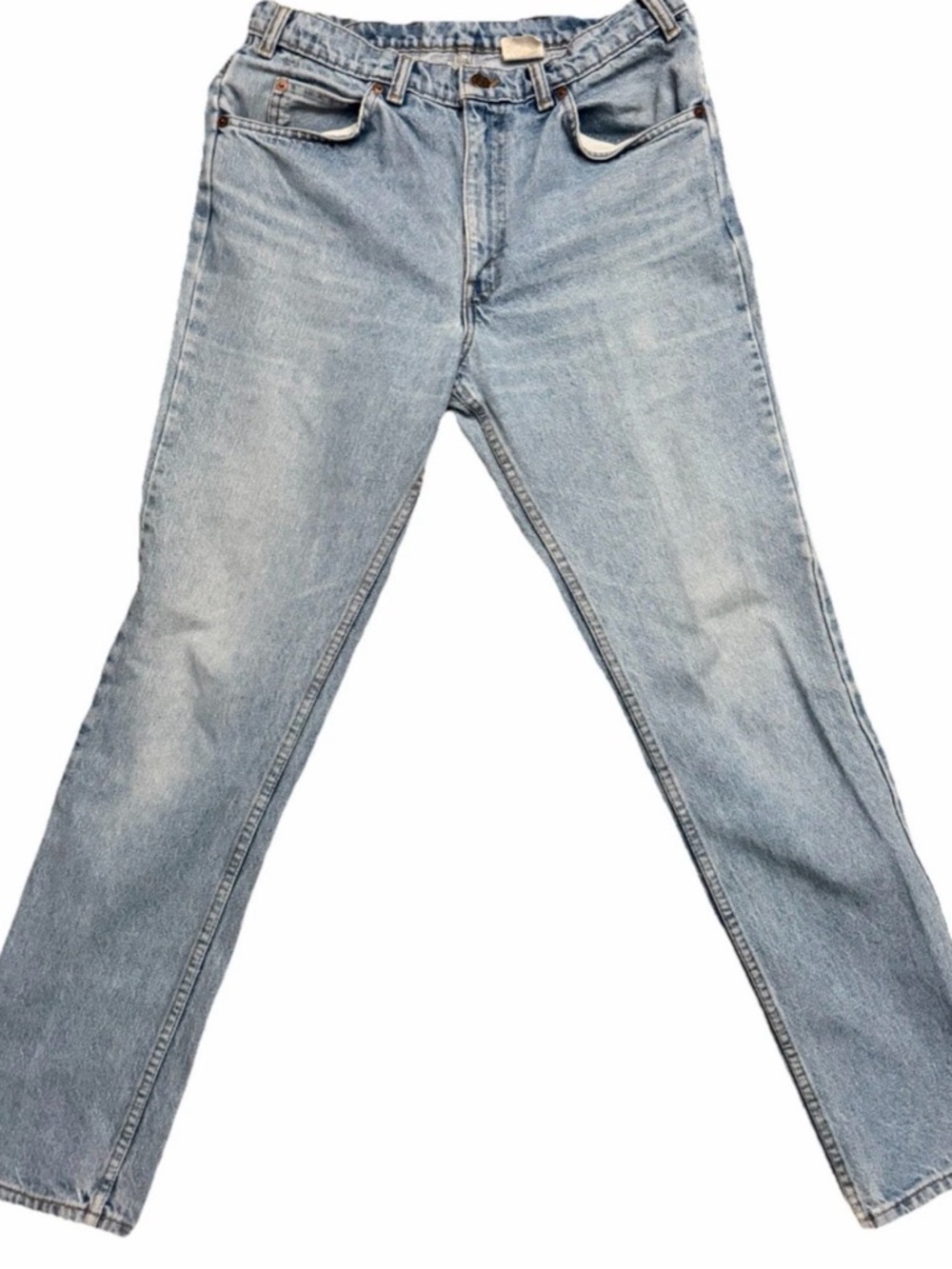 Vintage Levi’s 631 rare Orange Tab jeans 34x30 1991 light wash slightly tapered